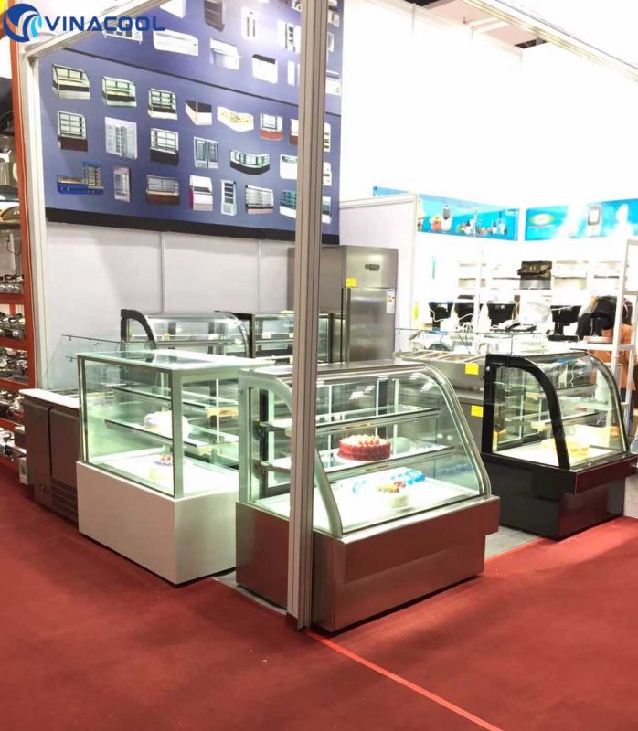 tủ trưng bày bánh kem Vinacool không gây tiếng ồn