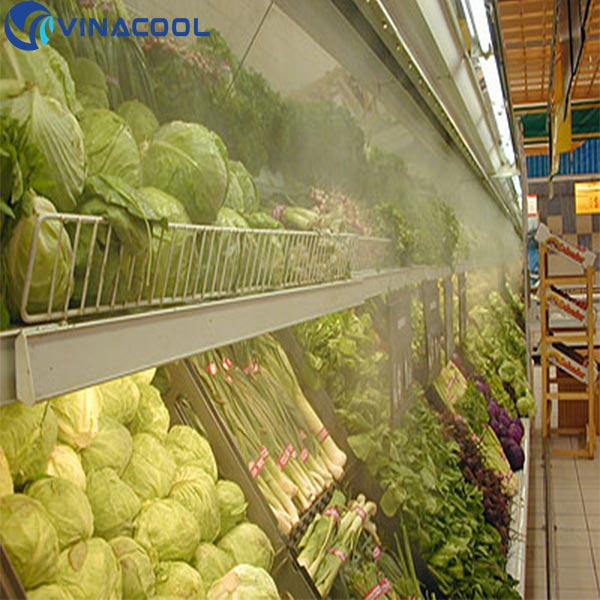 bảo quản rau hoa quả trong siêu thị