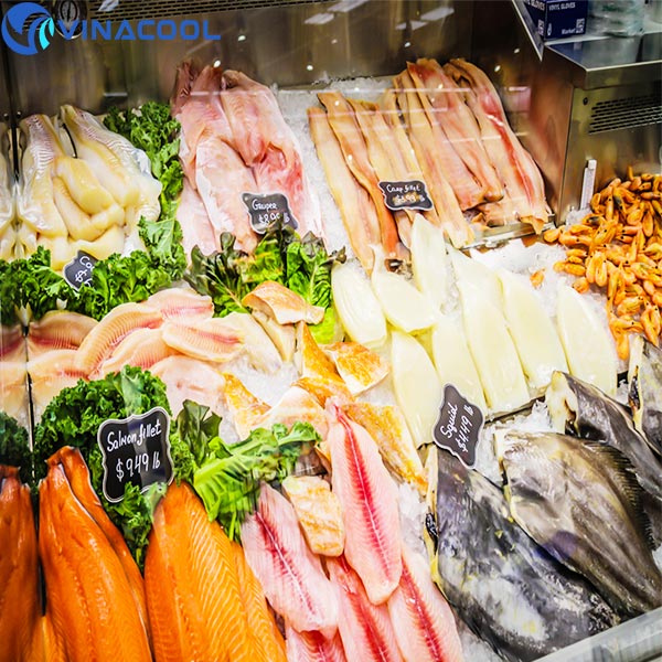 thịt cá tươi sống trong siêu thị